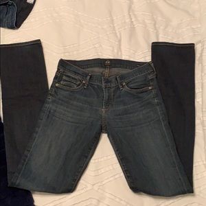 Low Rise Straight Leg Jeans